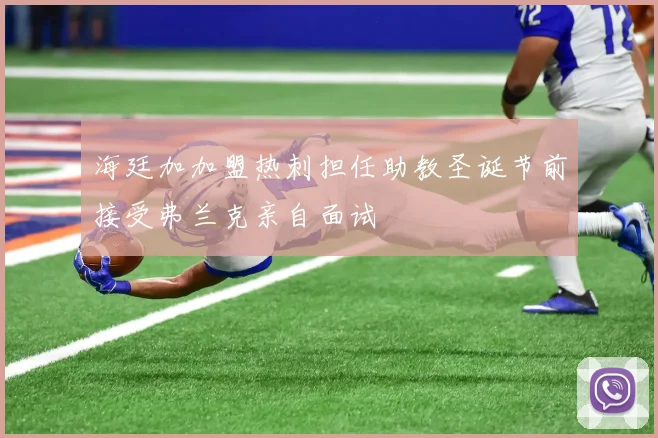 海廷加加盟热刺担任助教圣诞节前接受弗兰克亲自面试